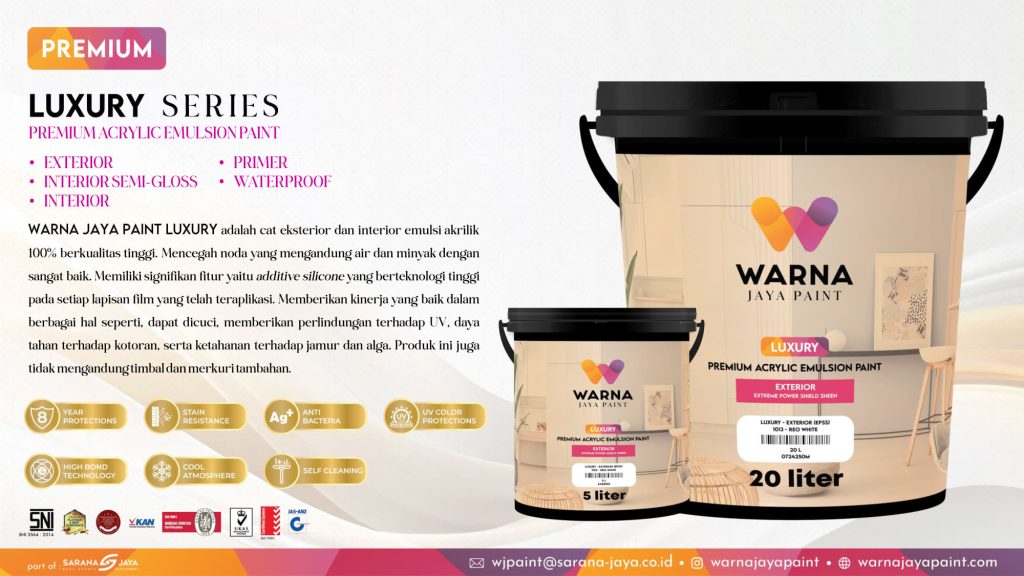 Jual Cat Dinding Interior Warna Jaya Paint