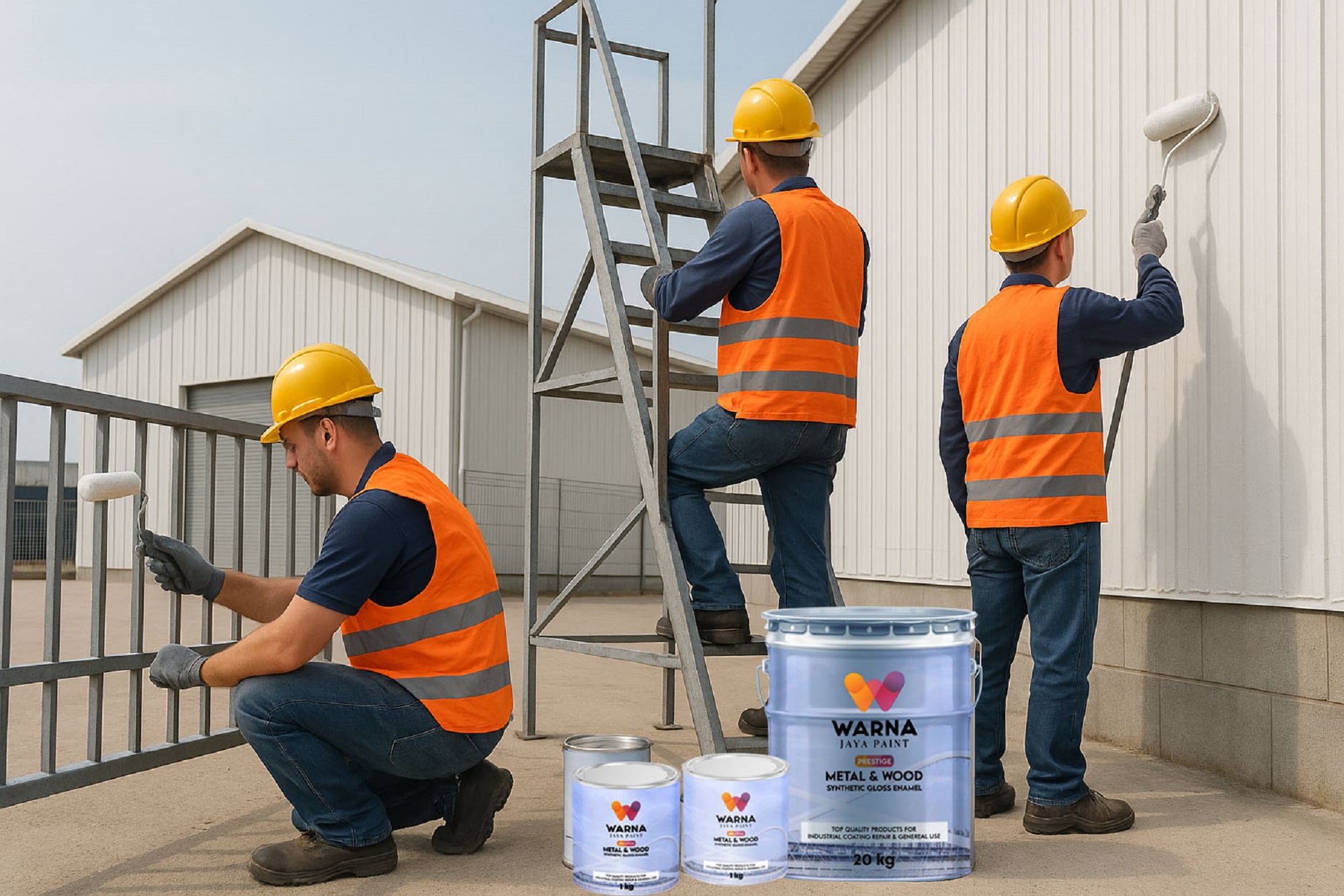 Cat Untuk Bahan Metal Prestige Series Terbaik Milik Warna Jaya Paint